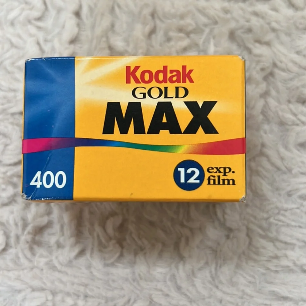 Kodak Gold Max 400 12 exp. film - new in box, vintage expired